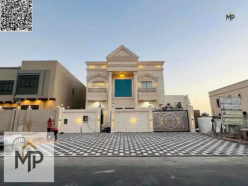 Luxury villa for sale in Al Alia, the most upscale area of Ajman - Ajman, 7 rooms, high-end finishes, and a strategic location near all services63877480571393112