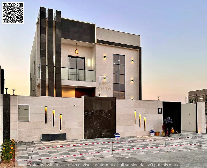 فيلا مع مسبح للبيع في عجمان_الهيلو 2 بسعر يشمل رسوم التسجيل ورسوم الملكية - ملكية حرة63896859886082111