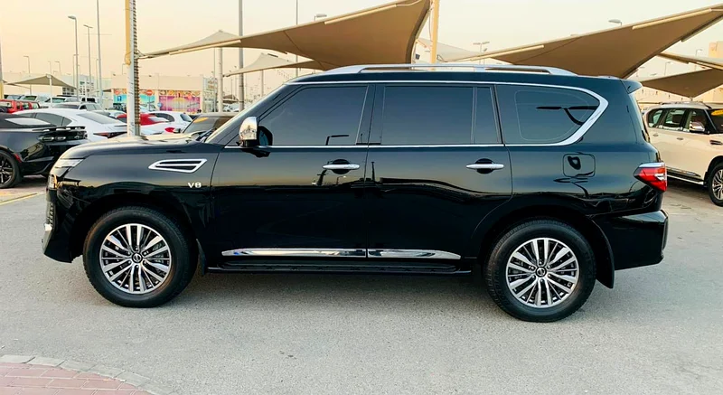 Nissan Patrol LE Platinum V8 5.6L 2021 Gulf model, large engine, full option, agency paint, two keys63487983185666114