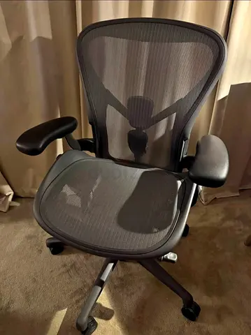 Remastered Herman Miller Aeron Office Chair Fully Loaded Still New Condition Under warranty