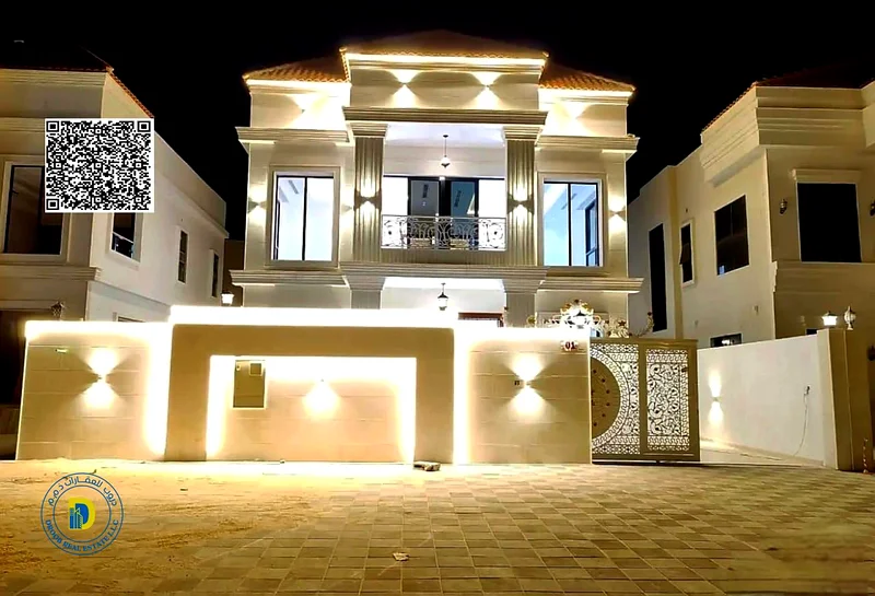 For sale, a classic 4-room villa, including registration fees, in the Al Helio 2 area, Ajman ,Bank financing, Freehold .63896859862017110