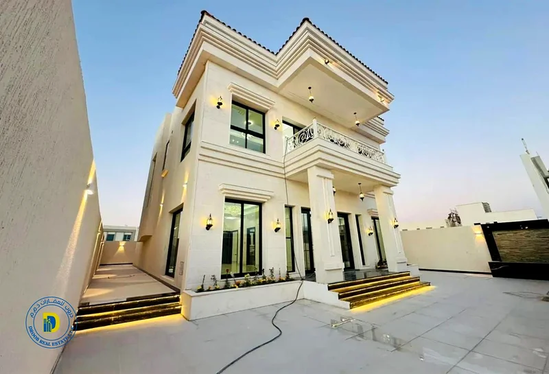 For sale, a classic 4-room villa, including registration fees, in the Al Helio 2 area, Ajman ,Bank financing, Freehold .63896859862017111
