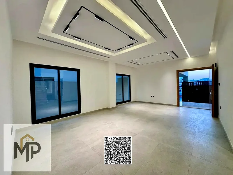 For sale without down payment and at a competitive price, one of the most luxurious super deluxe villas in Ajman, with personal and final construction63896979874177112