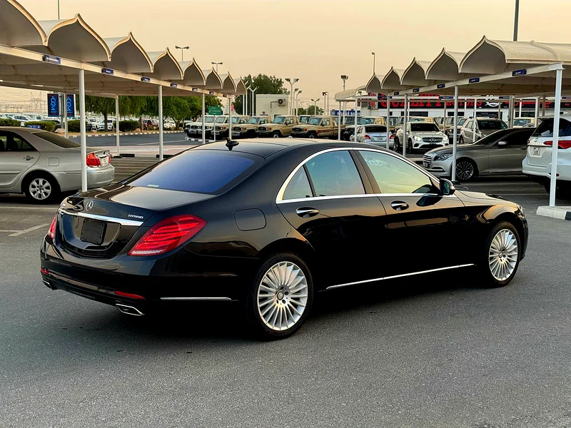 MERCEDES-BENZ S400 HYBRID JAPANESE BLACK INSIDE FULL BEIGE63489260949507112