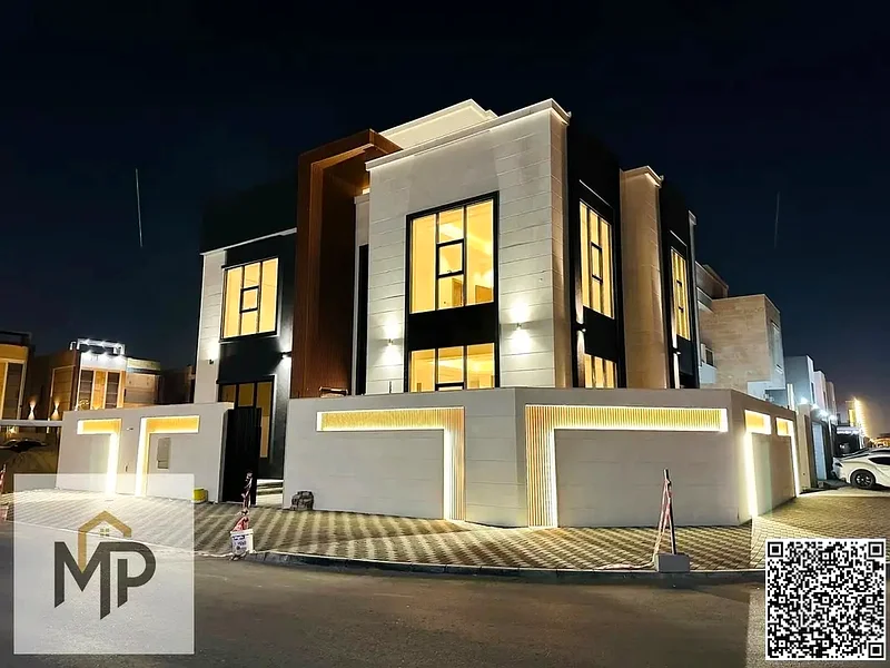 Villa for sale - two floors and a large courtyard - close to Sheikh Mohammed bin Zayed Road - freehold for all nationalities for life63880389048067110