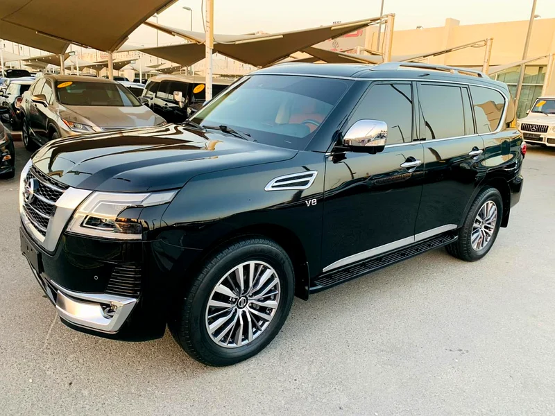 Nissan Patrol LE Platinum V8 5.6L 2021 Gulf model, large engine, full option, agency paint, two keys63487983185666111