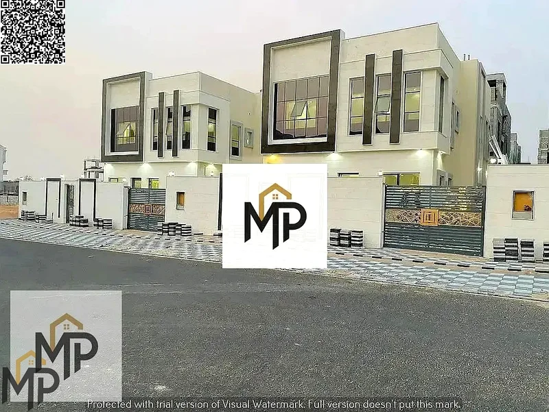 For sale, a villa, including registration and ownership fees, directly opposite the mosque, two floors, stone facade, with the possibility of easy ban63896524472707110