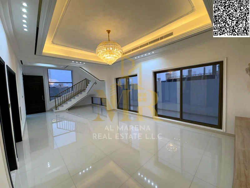 For sale in Al Harba, Ajman, all nationalities, a luxurious corner villa, the first resident in Al Helio 2, including registration and ownership fees,63896181648001112