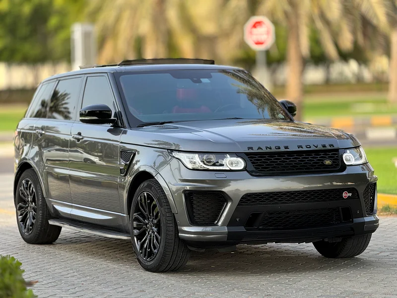 Range Rover SPORT V8 2014 model, Gulf version, panoramic, fully optional, converted with SVR complete kit63488938881666114