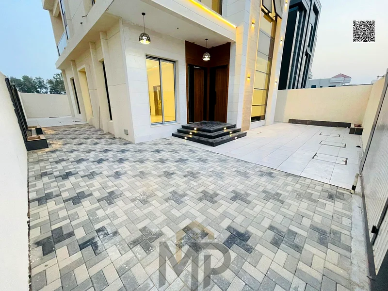 For sale, a modern villa at a very good price, close to Sheikh Mohammed bin Zayed Road, freehold for all nationalities, at a negotiable price with the63896181567234113