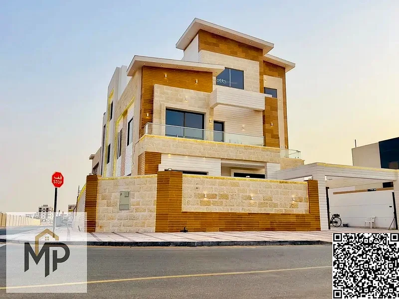 Palace for sale in Al Bahia area, 7 rooms, hall, 2 floors and a roof, at a very special price, including registration and ownership fees63880389156609113