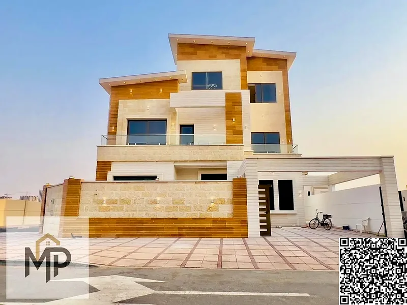 Palace for sale in Al Bahia area, 7 rooms, hall, 2 floors and a roof, at a very special price, including registration and ownership fees63880389156609111