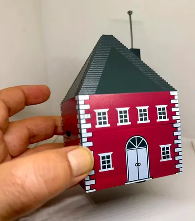 Charming Vintage Radio Miniature House Toy