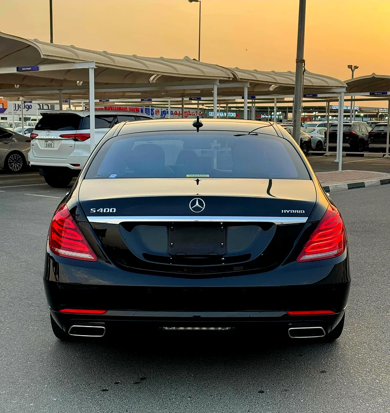 MERCEDES-BENZ S400 HYBRID JAPANESE BLACK INSIDE FULL BEIGE63489260949507113