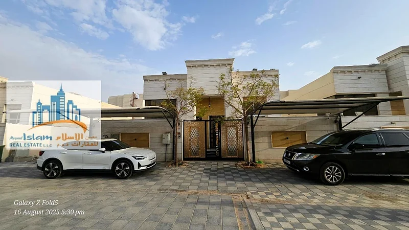 Luxury Single-Storey Villa for Sale in Al Helio 2 Ajman – 3 Master Bedrooms + Hall + Approval for 2 Floors63896181665410110
