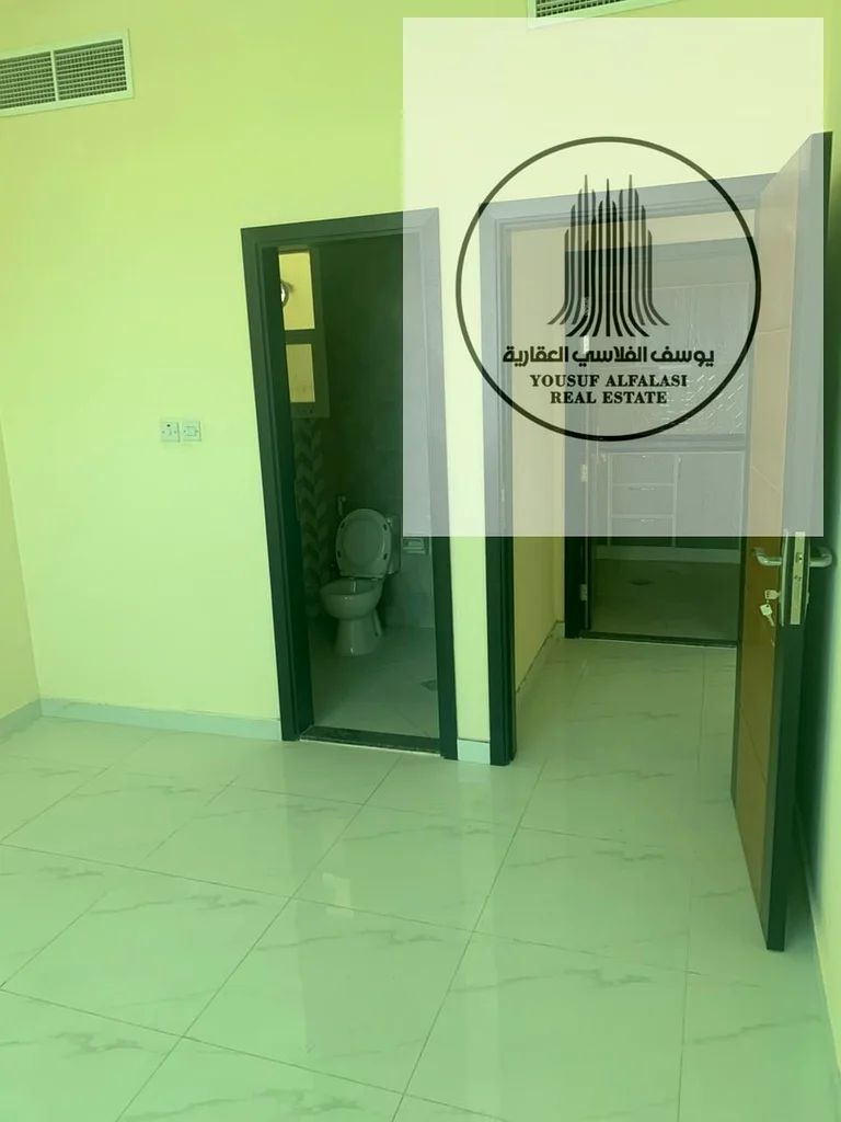 For rent in Ajman Al jarf 1 , one bedroom, a hall, and 2 bathrooms, Price 26000 , 4 Payment63712239995779114