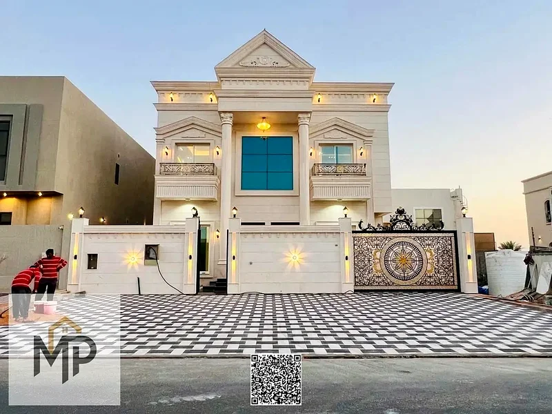 Luxury villa for sale in Al Alia, the most upscale area of Ajman - Ajman, 7 rooms, high-end finishes, and a strategic location near all services63877480488963110