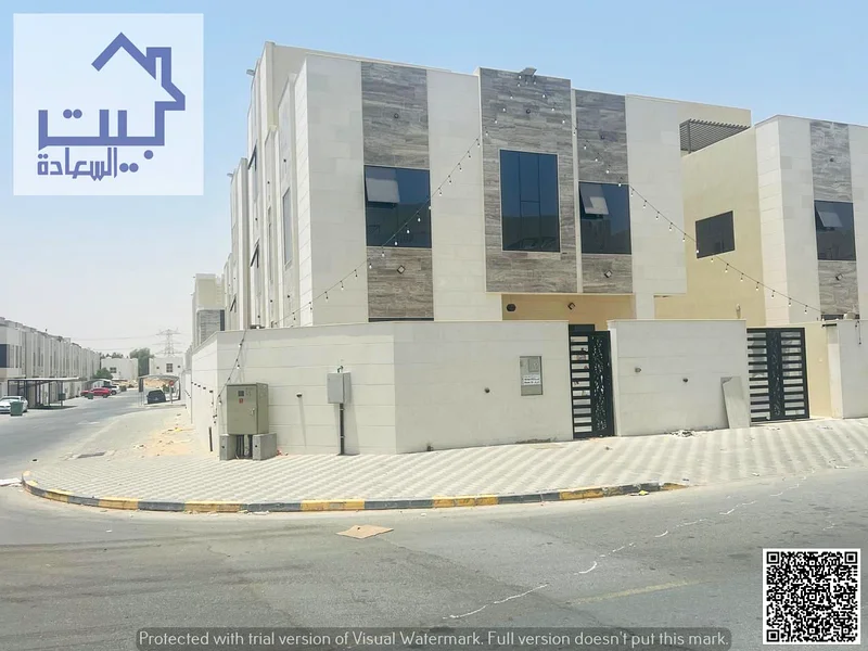 Your dream corner villa, including registration and ownership fees, including water, electricity and air conditioning, next to services and on Sheikh63898332553729110
