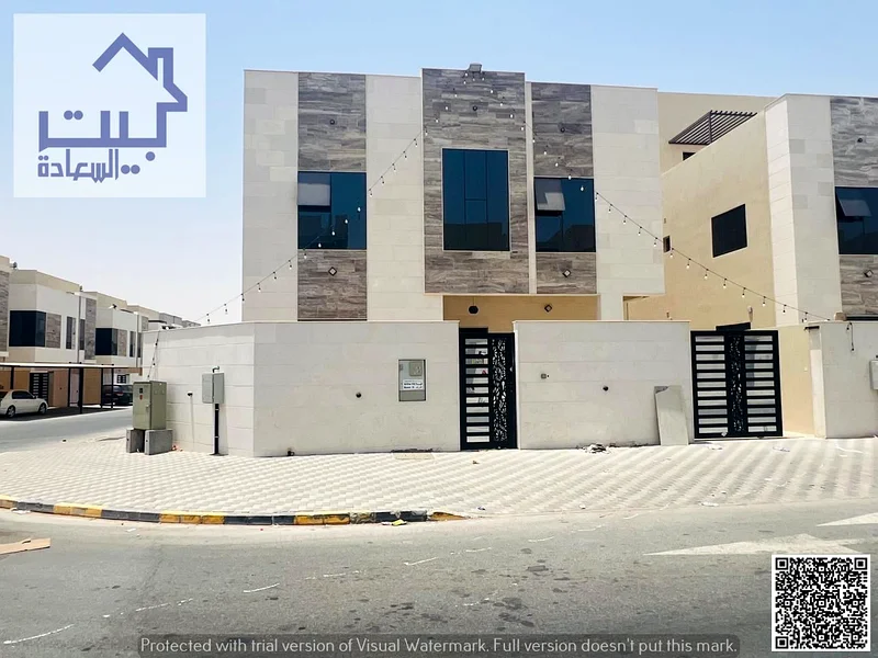 Your dream corner villa, including registration and ownership fees, including water, electricity and air conditioning, next to services and on Sheikh63898332553729114