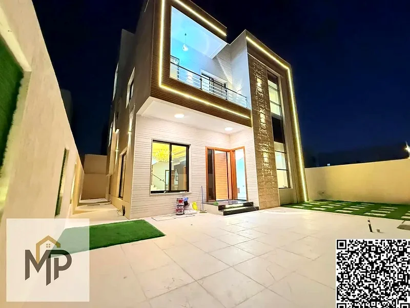 فيلا بسعر يشمل رسوم التسجيل ونقال الملكية على الشارع الرئيسي، جاهزة للسكن في أكثر مناطق عجمان تميزاً، ملكية حرة63897637851138113