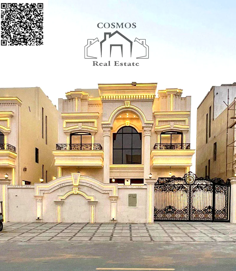 "Heritage-Style Luxury Villa in Ajman | 6BR, Rooftop, Prime Plot" Available for sale63908570590595110