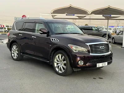 Premium Infinity QX56 – Burgundy Beauty | Urgent Sale – AED 29500