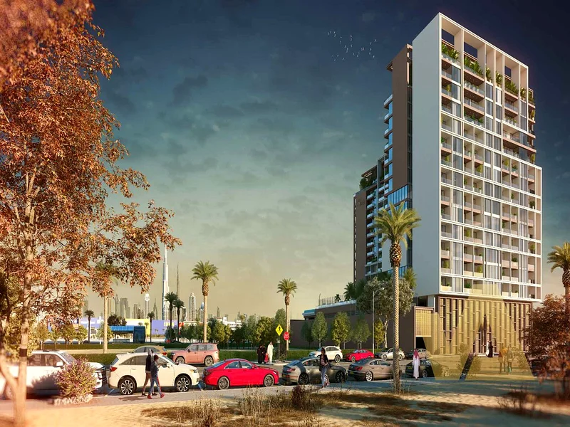Elegant 1 Bed with Pool View | Near Metro63943716881667114