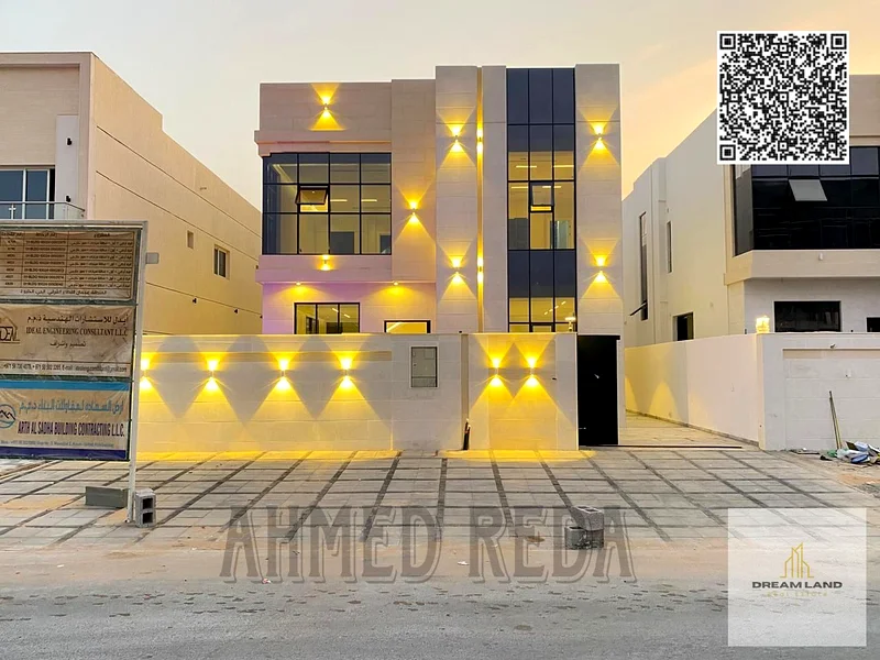 فيلا بسعر يشمل رسوم التسجيل ونقل الملكية على الشارع الرئيسي، جاهزة للسكن في أكثر مناطق عجمان رقيًا، ملكية حرة لـ63898224352642110