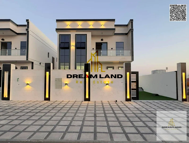 A villa at a price including registration and ownership fees on the main street, ready for occupancy in the most prestigious areas of Ajman, freehold63896629388162110