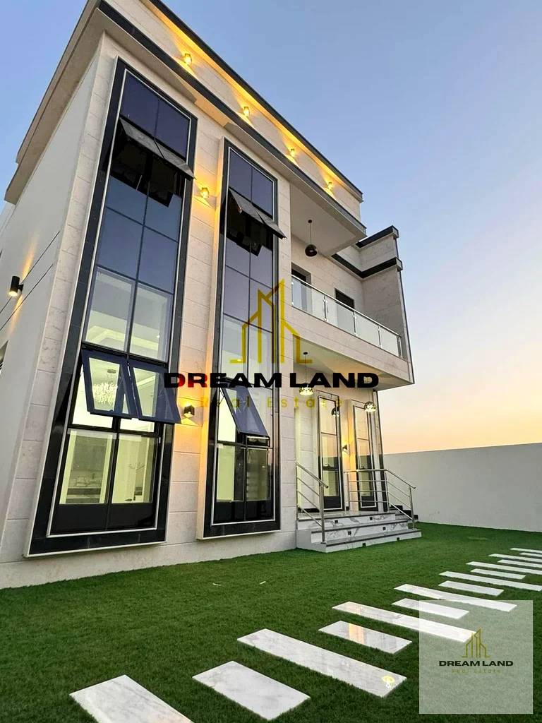 A villa at a price including registration and ownership fees on the main street, ready for occupancy in the most prestigious areas of Ajman, freehold63896629388162112