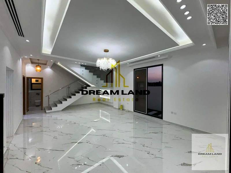 A villa at a price including registration and ownership fees on the main street, ready for occupancy in the most prestigious areas of Ajman, freehold63896629388162114