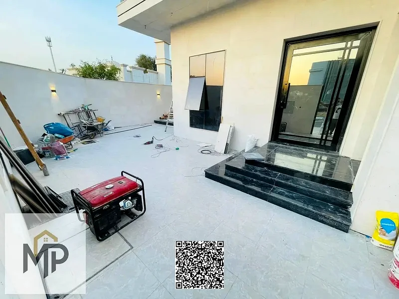 An unrepeatable opportunity, a luxurious villa for sale in Al Helio 2, Ajman, with luxurious finishing and a prime location close to the mosque.63897637867139113