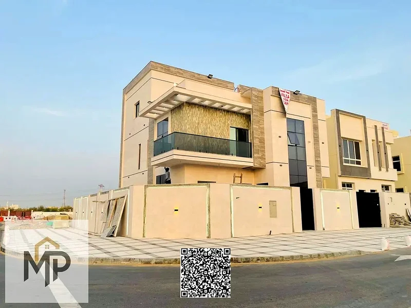 An unrepeatable opportunity, a luxurious villa for sale in Al Helio 2, Ajman, with luxurious finishing and a prime location close to the mosque.63897637867139111