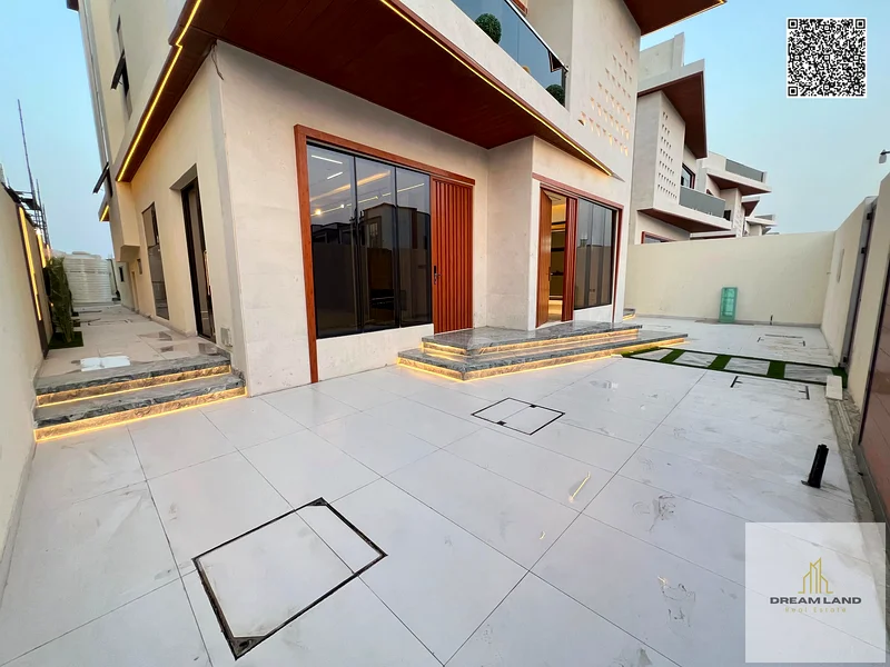 A villa at a price including registration and ownership fees on the main street, ready for occupancy in the most upscale areas of Ajman, freehold for63898224334209113