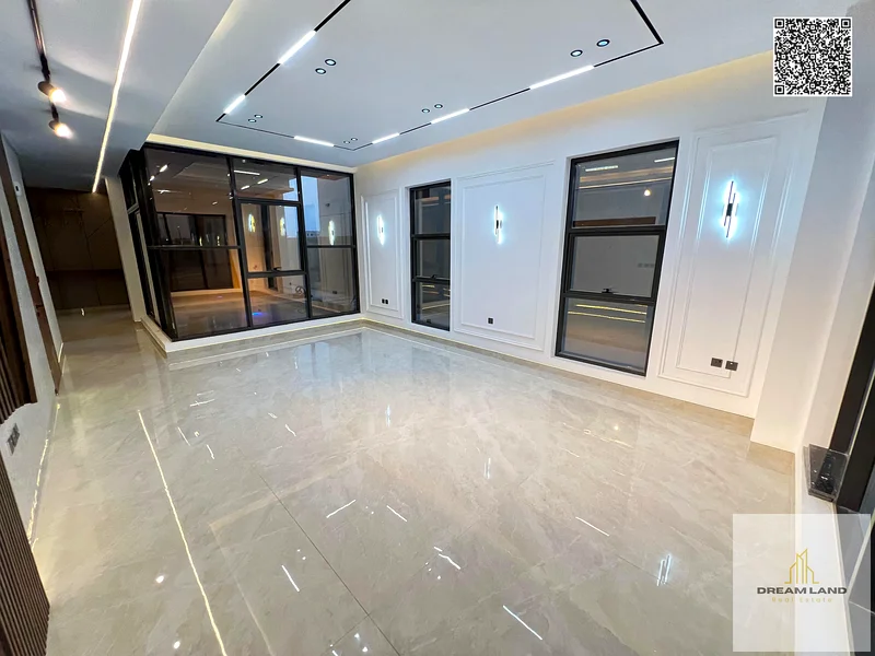 A villa at a price including registration and ownership fees on the main street, ready for occupancy in the most upscale areas of Ajman, freehold for63898224334209114
