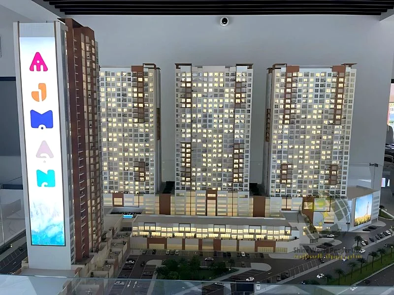 A unique opportunity to own a luxury apartment within one of the most prominent residential projects in Ajman.63889249546370112