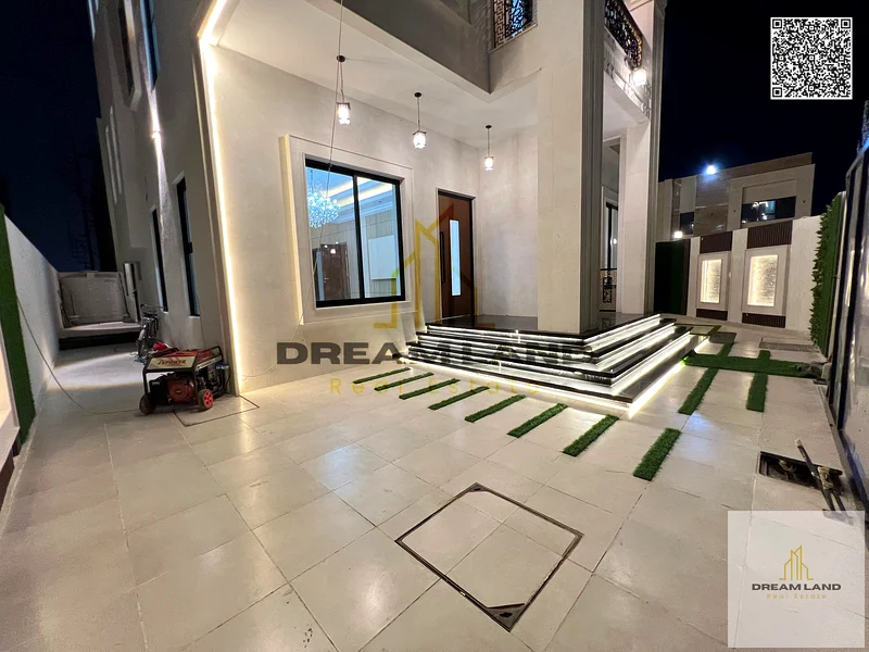 Luxury villa with a sophisticated design for sale in Ajman. Prime location: A corner villa with four elegant stone facades that give you a royal appea63896629411969112