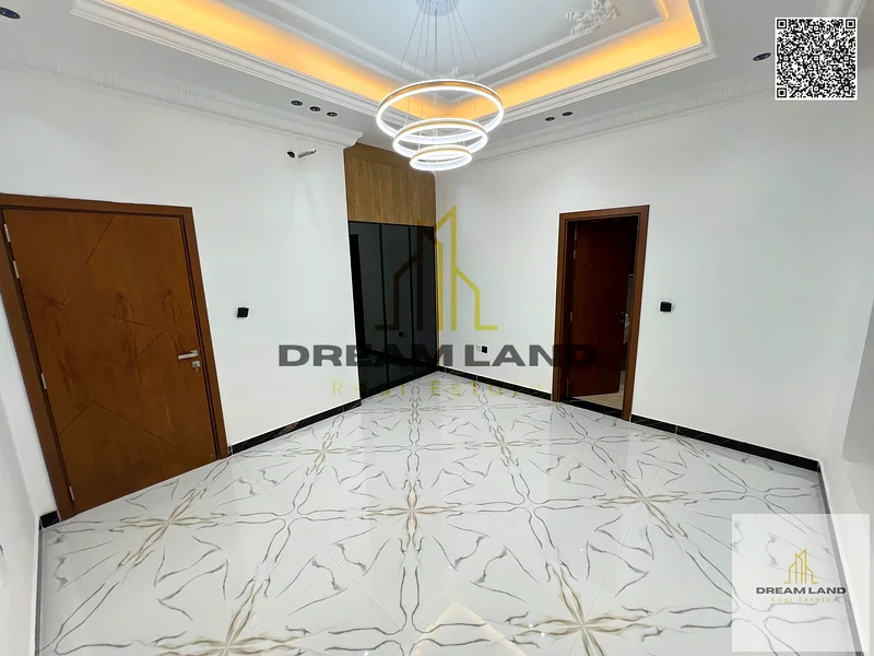 Luxury villa with a sophisticated design for sale in Ajman. Prime location: A corner villa with four elegant stone facades that give you a royal appea63896629411969114