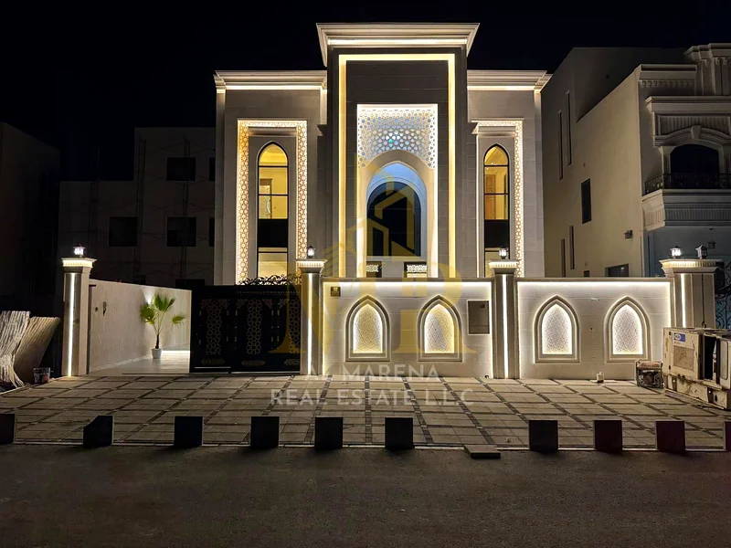 For sale: Luxurious classic villa in Al Hilu 2 – directly from the owner. Location: opposite Jasmine Park, near Sheikh Mohammed bin Zayed Street. Land63898440232193110
