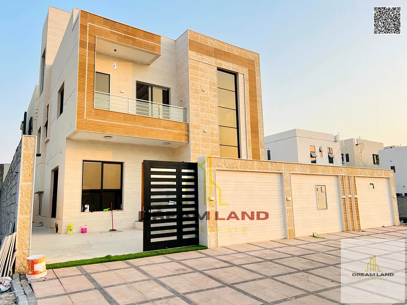 A villa at a price including registration and ownership fees on the main street, ready for occupancy in the most prestigious areas of Ajman, freehold63896629403907111