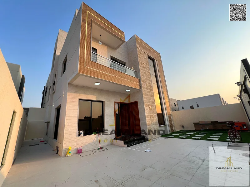 A villa at a price including registration and ownership fees on the main street, ready for occupancy in the most prestigious areas of Ajman, freehold63896629403907113
