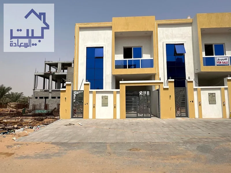 A new luxury villa in Al Helio 2 - with high-end specifications and a modern design, including registration and ownership fees, two floors and a roof63898332493955110