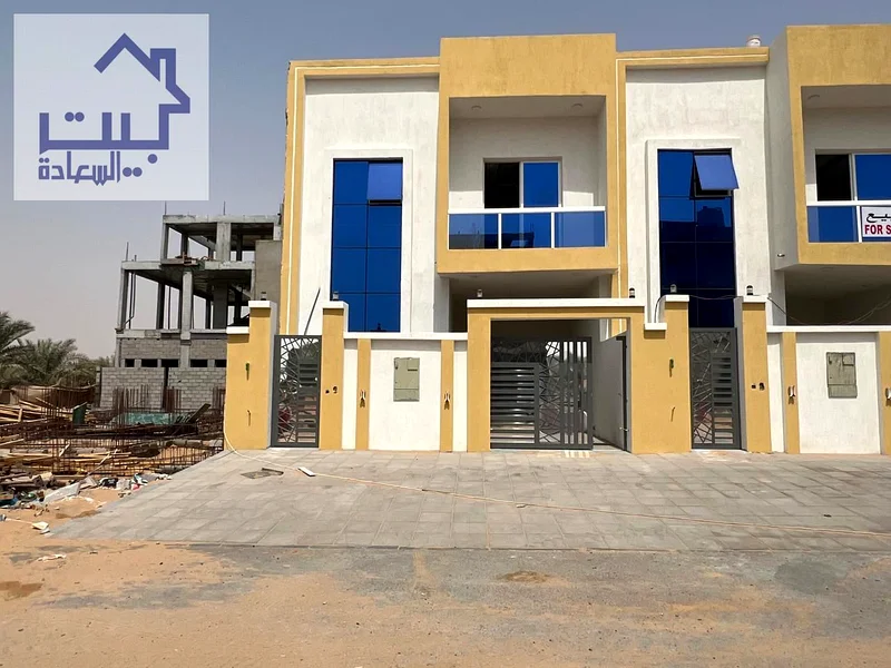 A new luxury villa in Al Helio 2 - with high-end specifications and a modern design, including registration and ownership fees, two floors and a roof63898332493955111