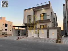 Own a luxurious villa in Ajman, including registration fees, featuring modern designs, spacious livi