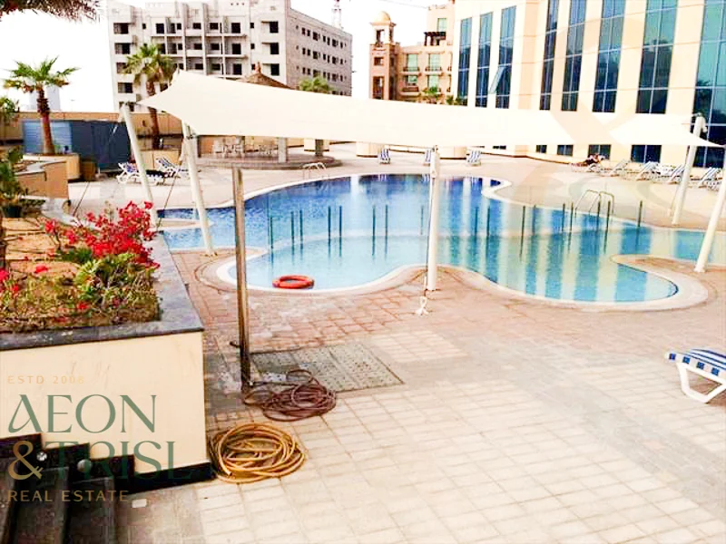 Furnished Studio | Pool View | 12 Cheques |Balcony63747445811458111