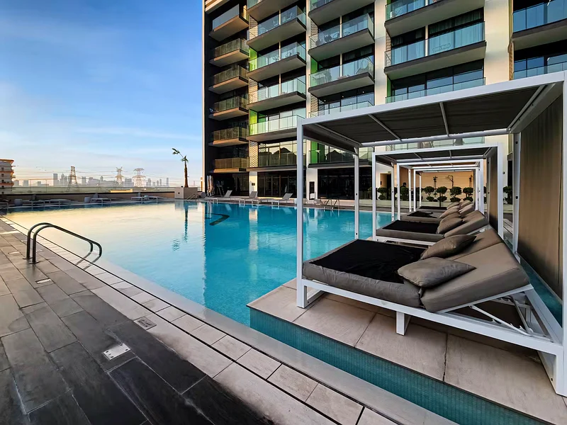 Modern 1BR Escape | 2 Baths | JVC63835097809411110