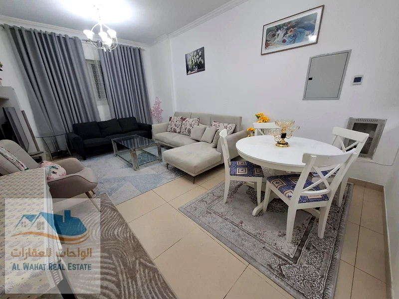 🏠 شقة مفروشة للإيجار الشهري - غرفة نوم واحدة وصالة 📍 عجمان - أبراج الياسمين (خلف سيتي سنتر عجمان) ✨ مواصفات الشقة: واسعة63714729716353110