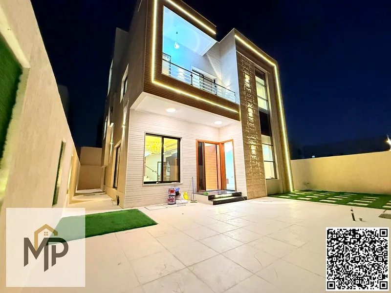 فيلا بسعر يشمل رسوم التسجيل ونقل الملكية في الشارع الرئيسي، جاهزة للسكن في أرقى مناطق عجمان، ملكية حرة63898553993987113