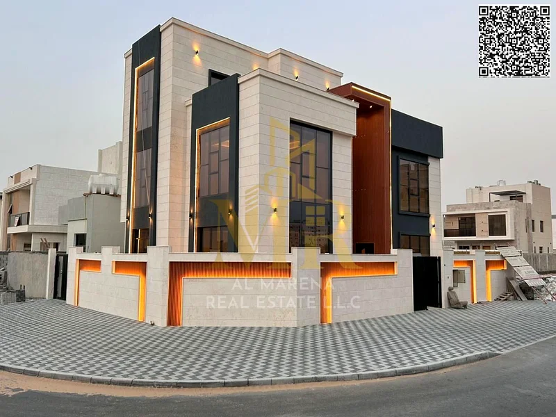 🏡 Luxury corner villa for sale in Al Bahia – 7 master bedrooms – 3,500 sq ft – 2 floors + roof – modern finishing for AED 2,050,000 including fees ✨63880510886785110