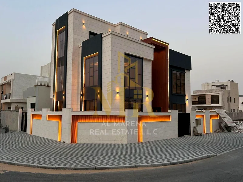 🏡 Luxury corner villa for sale in Al Bahia – 7 master bedrooms – 3,500 sq ft – 2 floors + roof – modern finishing for AED 2,050,000 including fees ✨63880510886785112
